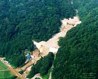 小滝川と2基の砂防ダム（１）写真画像