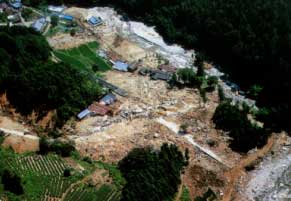 Typhoon No. 10 and heavy rain damage 