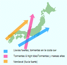 三重県のコース別警戒イメージ