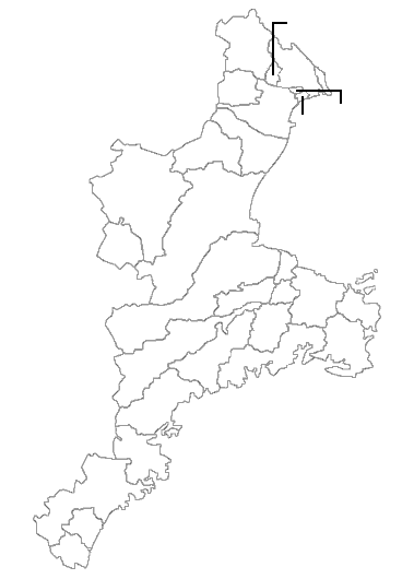 Municipalidades de la prefectura de Mie